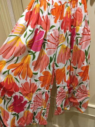 Mono Estilo Años 50 Estampado Floral