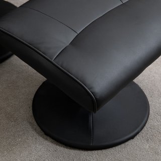 Poltrona Massaggiante con Pouf Poggiapiedi, Reclin
