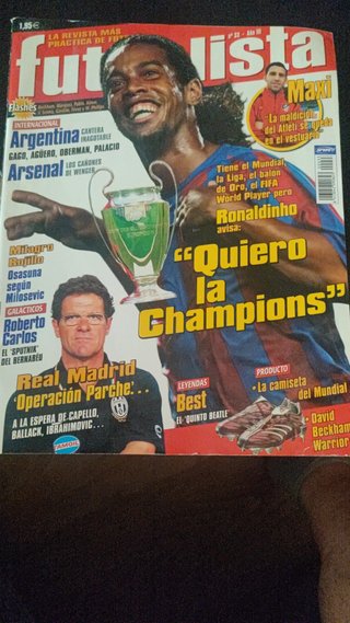 Revista Ronaldinho Barça Futbolista no33