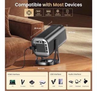 Proyector Portátil 1080P Soporte 4K