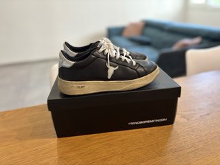 Windsor Smith Scarpe Nere Argento Tg 37