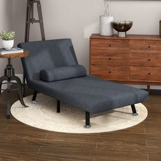 Poltrona Letto 3 in 1 con Schienale Regolabile e C
