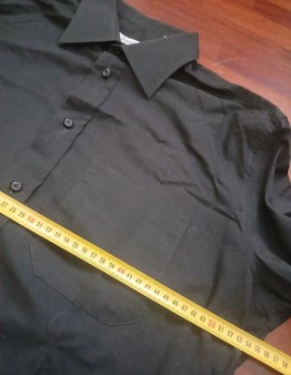 Camicia nera uomo