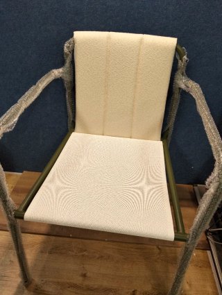 Sklum Sillón de Jardín Zunika Tapizado y Acero