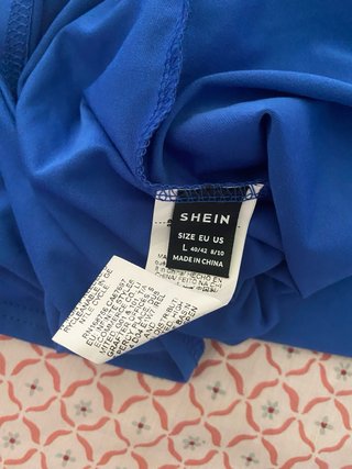 Vestido azul mujer