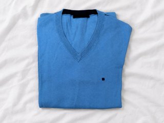 Jersey Purificación García azul hombre M