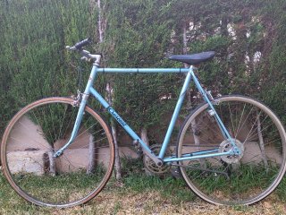 Bicicleta Crescent Azul Acero Suecia 80s