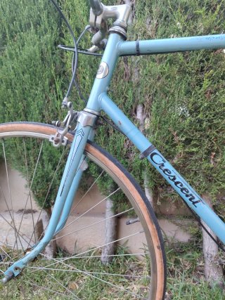Bicicleta Crescent Azul Acero Suecia 80s
