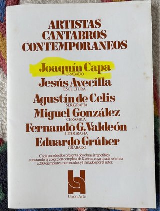 Grabado II Joaquín Capa Artistas Cántabros 168/200