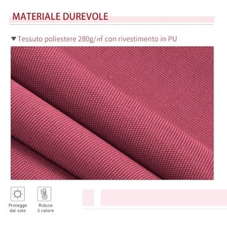 Tenda da Sole Avvolgibile a Caduta con Manovella,
