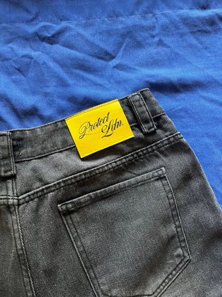 Denim jorts Protect baggy negros