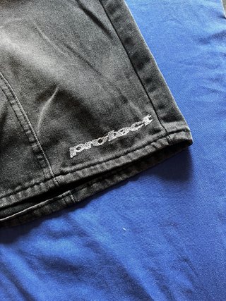 Denim jorts Protect baggy negros
