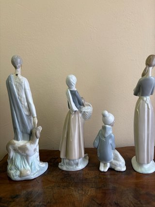 4 Figuras Porcelana Nao Lladró.