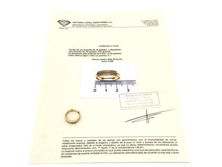 E1813220-0    Sortija Oro 18k Con Diamante