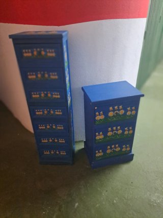 Dormitorio infantil pintado a mano