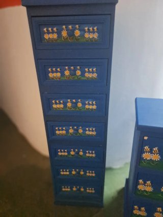 Dormitorio infantil pintado a mano