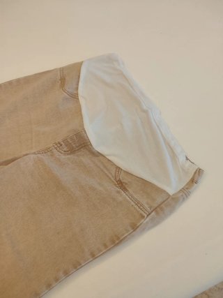 Jeans premaman beige