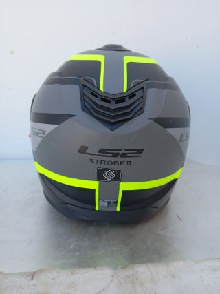 !OCASIÓN! Casco LS2 STROBE II Gris y Amarillo