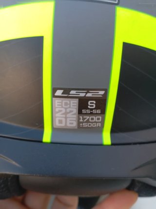 !OCASIÓN! Casco LS2 STROBE II Gris y Amarillo