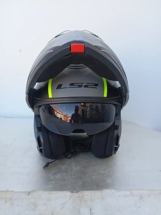 !OCASIÓN! Casco LS2 STROBE II Gris y Amarillo