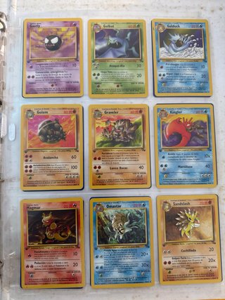 Cartas Pokémon Fósil 1ª Edición
