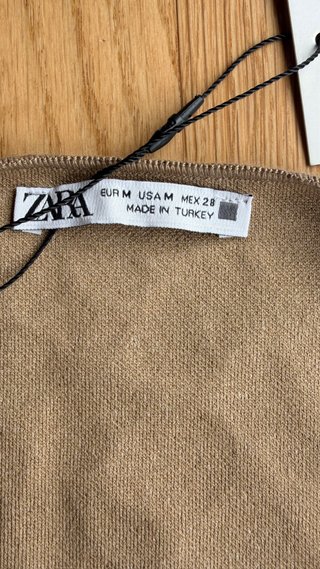 Top “Zara” Escote Cuadrado Estampado Animal Print