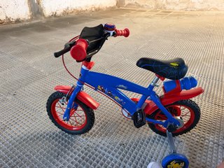 Bicicleta Spiderman Infantil 3-5 años
