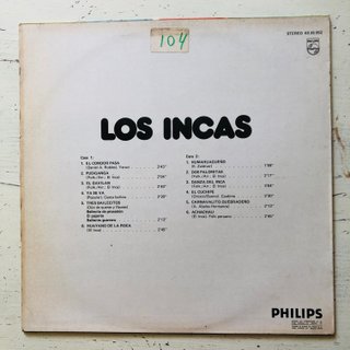 Los Incas Disco de Oro LP 1973 Philips
