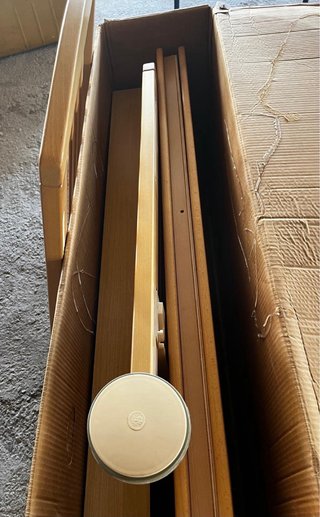 Cuna de madera de haya