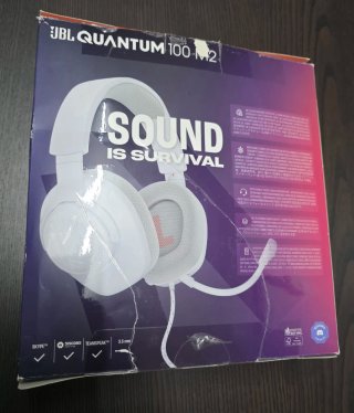 Auriculares JBL Quantum 100 M2 Blancos