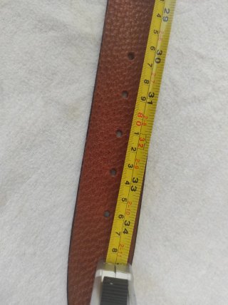 Cintura ROI RENÉ Uomo Vintage Pelle Marrone