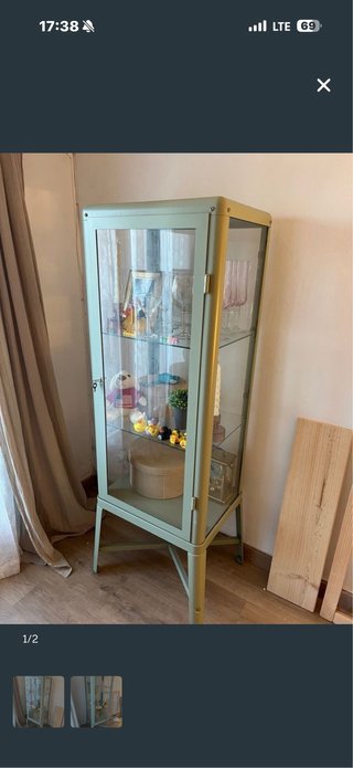 Vitrina Metálica Verde Ikea