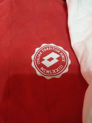 Sudadera Lotto Roja y Blanca