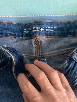 Pantalón vaquero corto azul