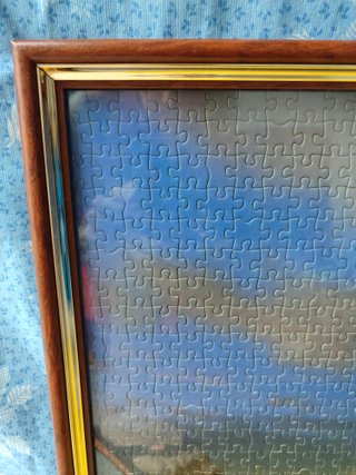 Gran puzzle cuadro Notre Dame París enmarcado new