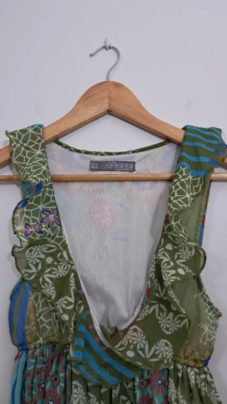 Vestido de Verano Colorido Estampado Floral