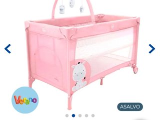 Cuna de viaje Asalvo Duo Baby Rosa