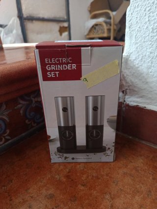 Set Molinillos Sal y Pimienta Eléctricos