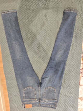 Vaquero Mango Hombre Azul