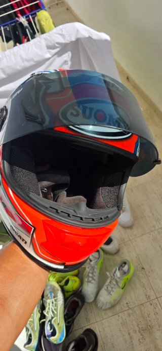 Casco Suomy Dovizioso Negro/Rojo