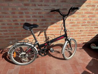 Bicicleta plegable con marchas 20