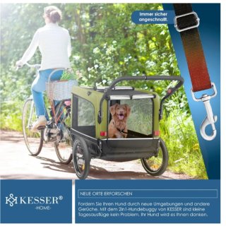 Remolque KESSER para Perros 40kg