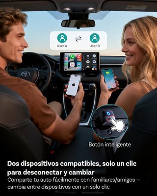 Ottocast Mini Pico 2026 CarPlay/Android Adaptador
