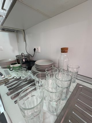 Kit Cocina IKEA - Vasos, Platos, cubiertos y más.