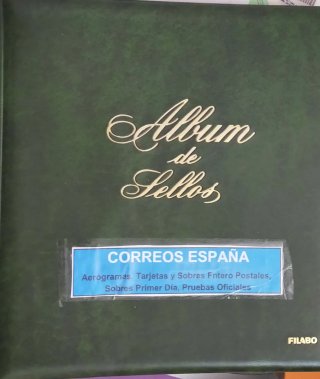 Hojas Edifil para tarjetas, sobres  aerogramas, et