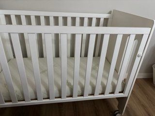 Cuna MI CUNA blanca Regalo colchón coco