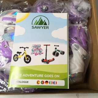 Patines 4 Ruedas Ajustables Morado