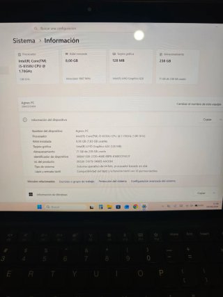 Lenovo ThinkPad tablet X1 carbon gen 3 i5 8th gen
