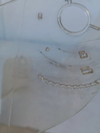!OCASIÓN! Visera Casco Moto  AGV Transparente