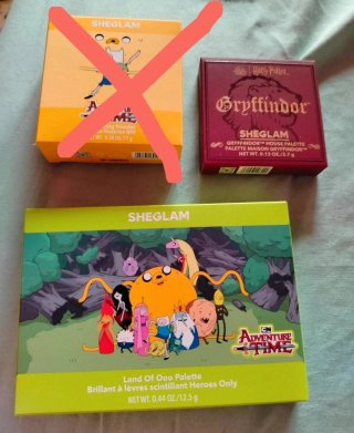 Pack SHEGLAM x Hora de Aventuras y Harry Potter